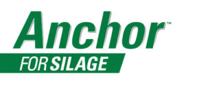 Green and white logo with the words "Anchor FOR SILAGE"; "Anchor" is in large green letters, and "FOR SILAGE" is in bold white font on a green background block below.