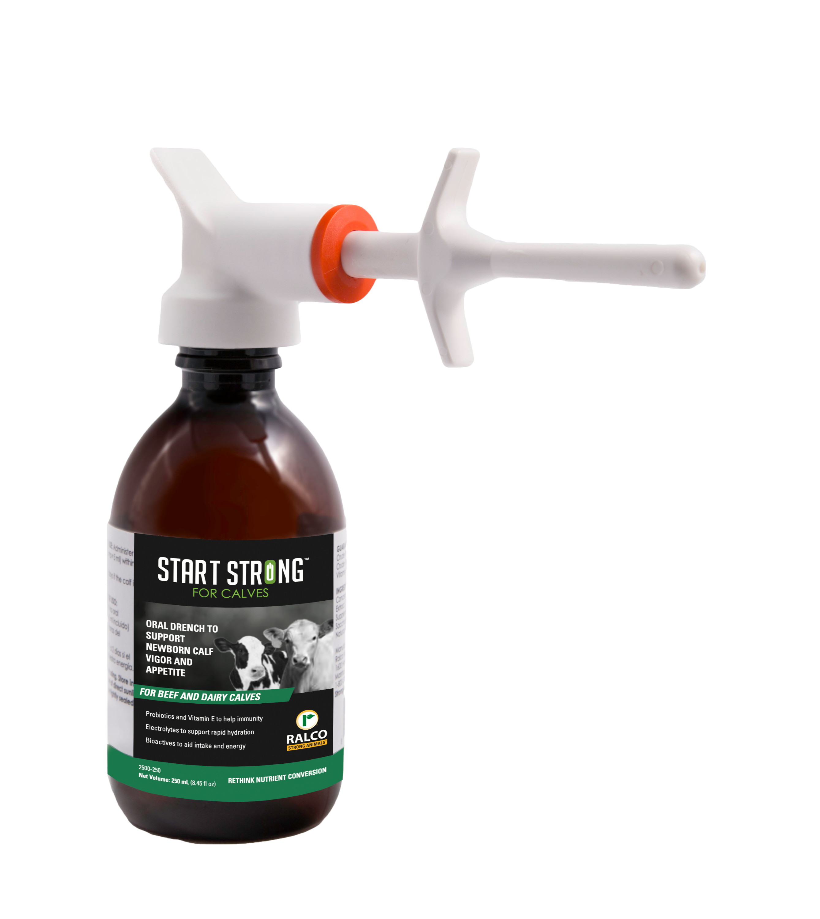 Start Strong for Calves oral drench packaging