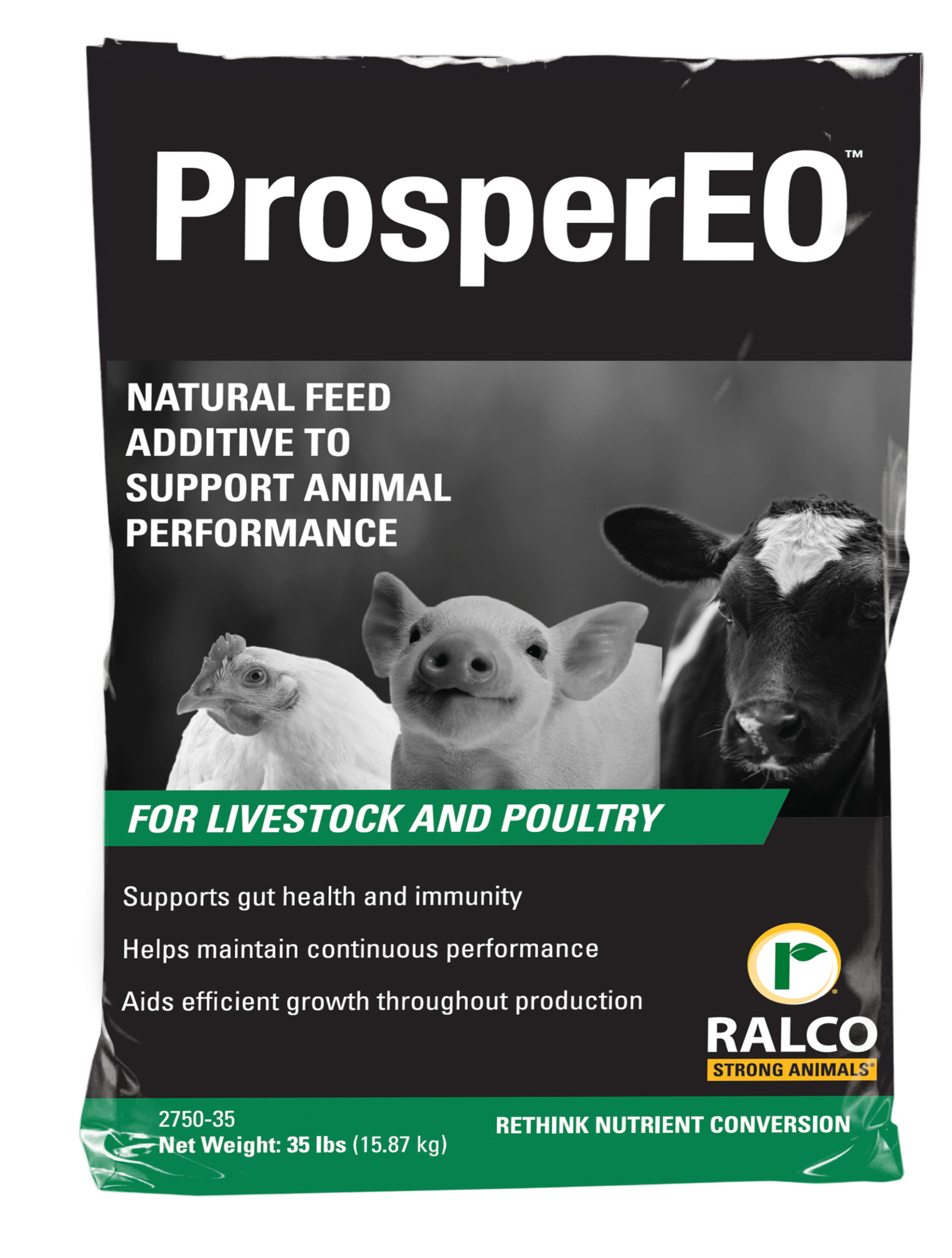ProsperEO natural feed additive for commercial poultry. helps maintain everyday health and performance